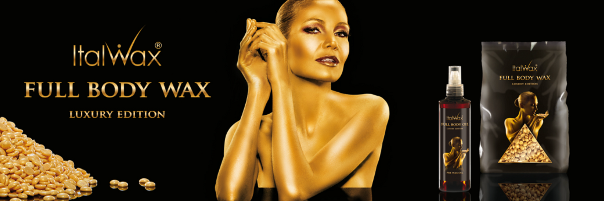 Italwax Full Body Wachs, Filmwachs, goldener Wachs, Goldwax, Körperwachs, Goldwachs