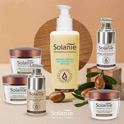 Argan Solanie Professional Cosmetics, Argan-Öl-Pflege-Produkte, Argan-Pflege-Linie